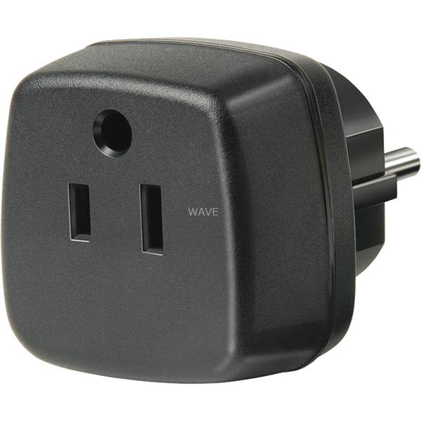 Brennenstuhl Reiseadapter USA, Japan/Schutzkontakt, Steckdosenadapter (schwarz, Bulk)